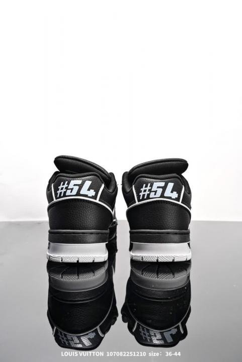 LOUISS VUITTTON TRAINER 2026 WHITE BLACK  TOP BATCH UA - Image 3