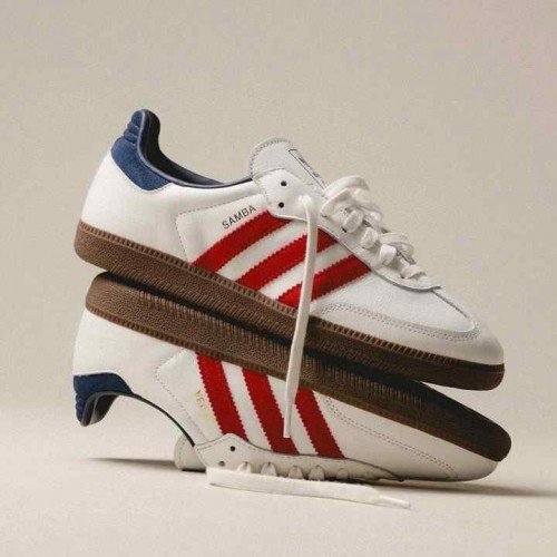 Adidas Samba OG Core White Victory Red  TOP BATCH UA - Image 3