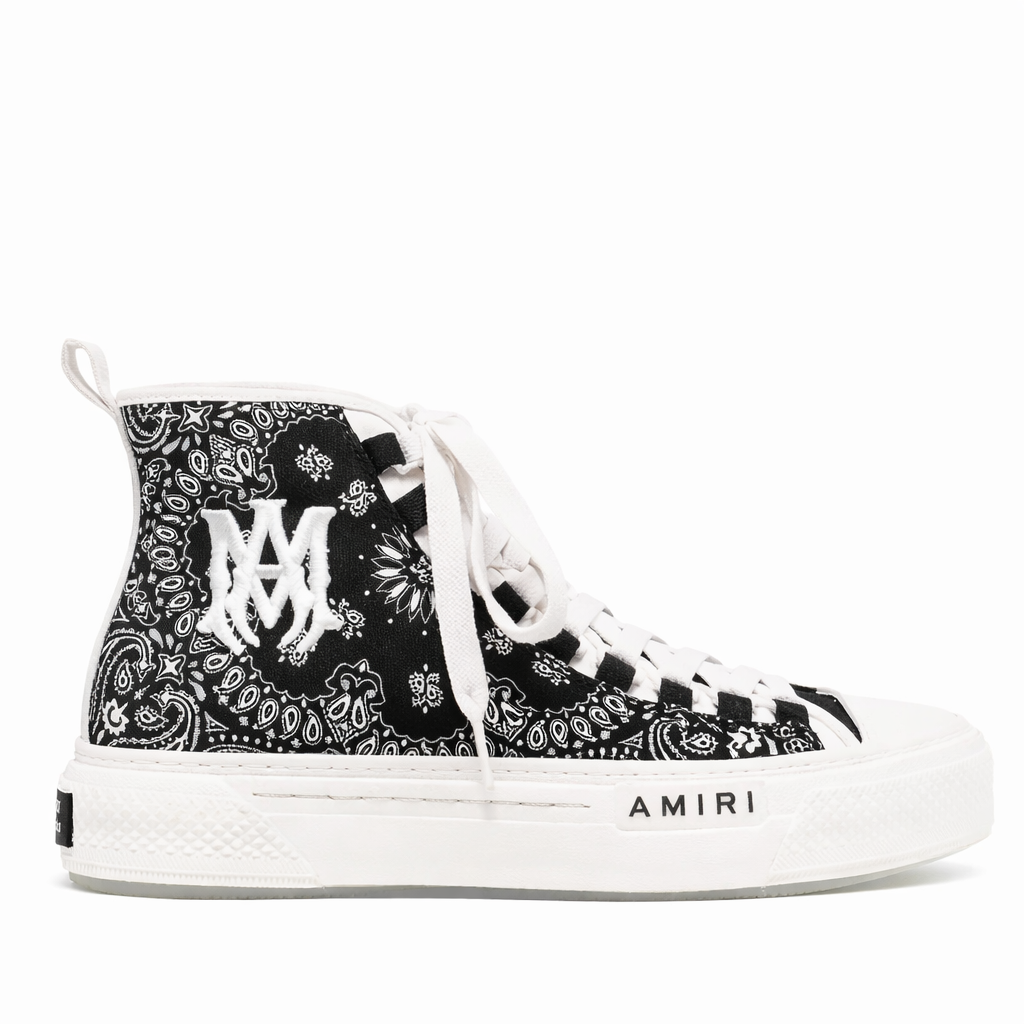 Amiri Bandana Court High-Top Sneakers TOP BATCH UA