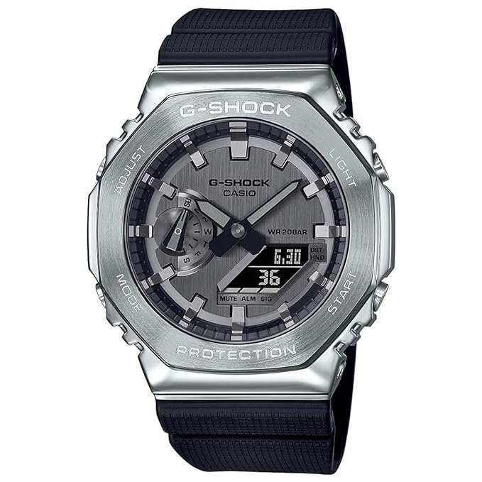 G-shock Gm 2100 Stainless Steel Black Strap Watch