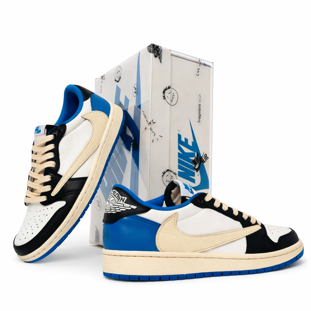 Nik_e Air Jordan Retro 1 Low X Travis Scott Fragment UA Quality 229 TOP BATCH UA