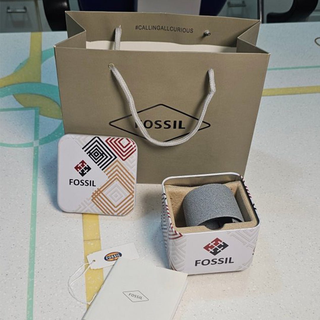 Fossil Rose Gold Black Metal Watch - Image 3