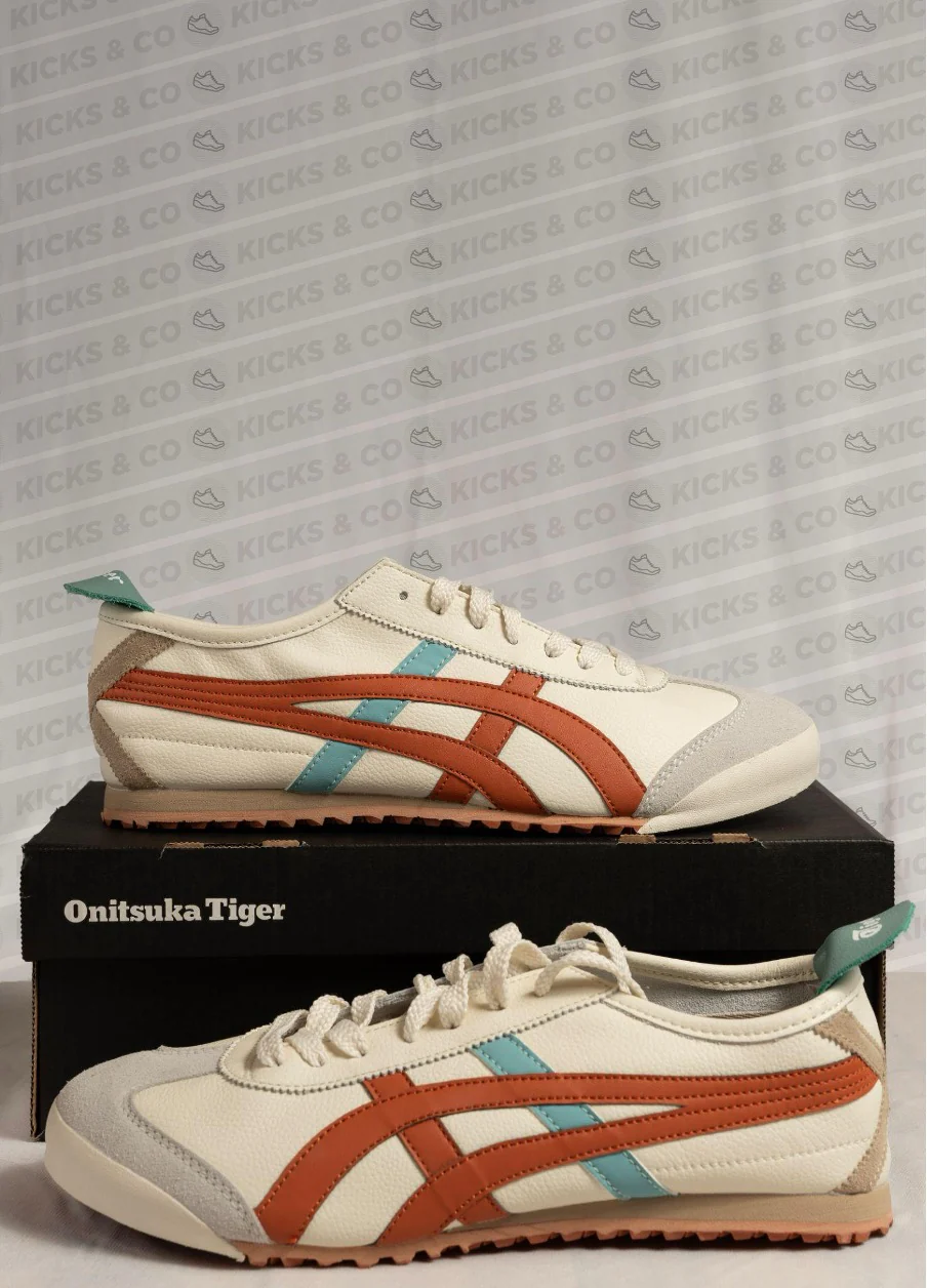 ONITSUKA TIGER MEXICO 66 WHITE ORANGE - Image 3