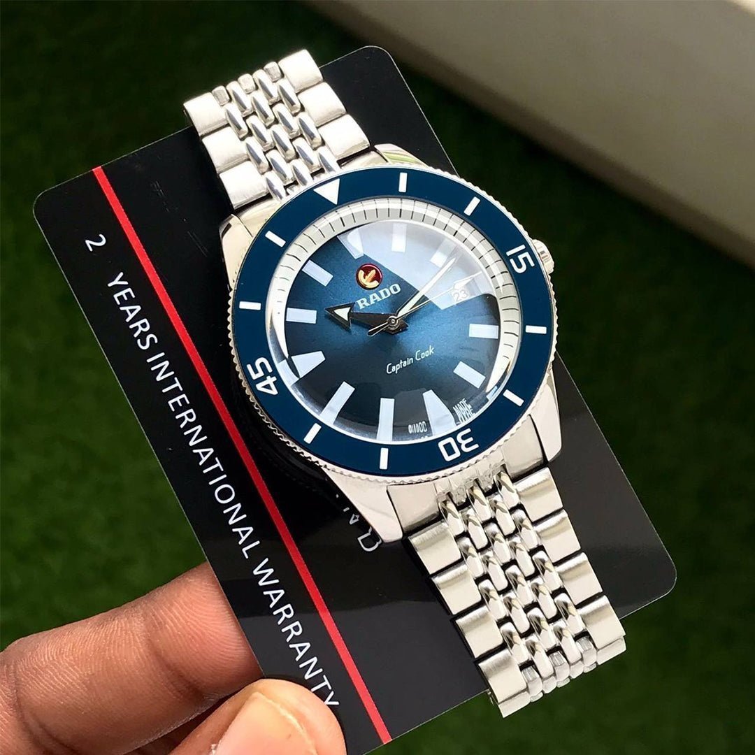 Rado Captain Cook Silver Blue Metal - Image 5