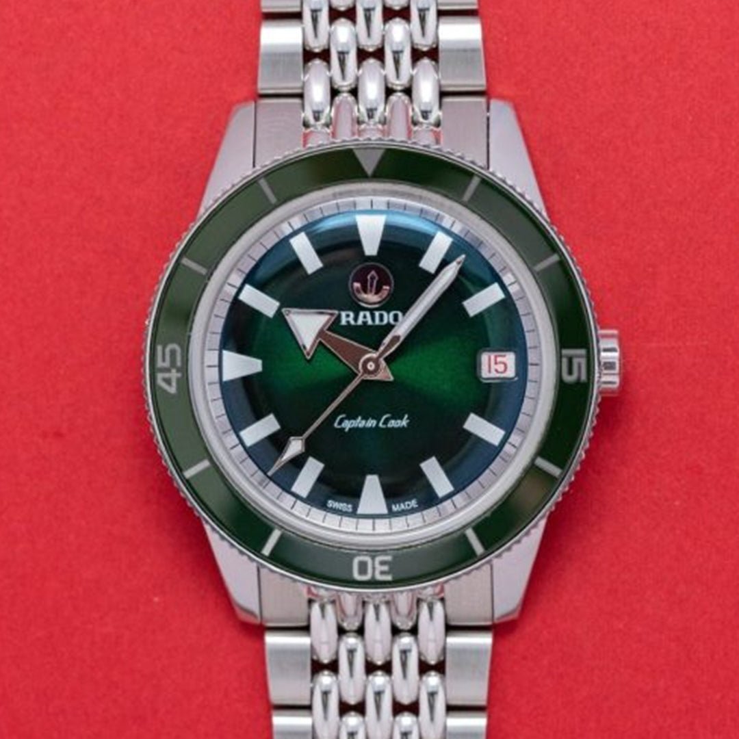 Rado Captain Cook Silver Green Metal - Image 3