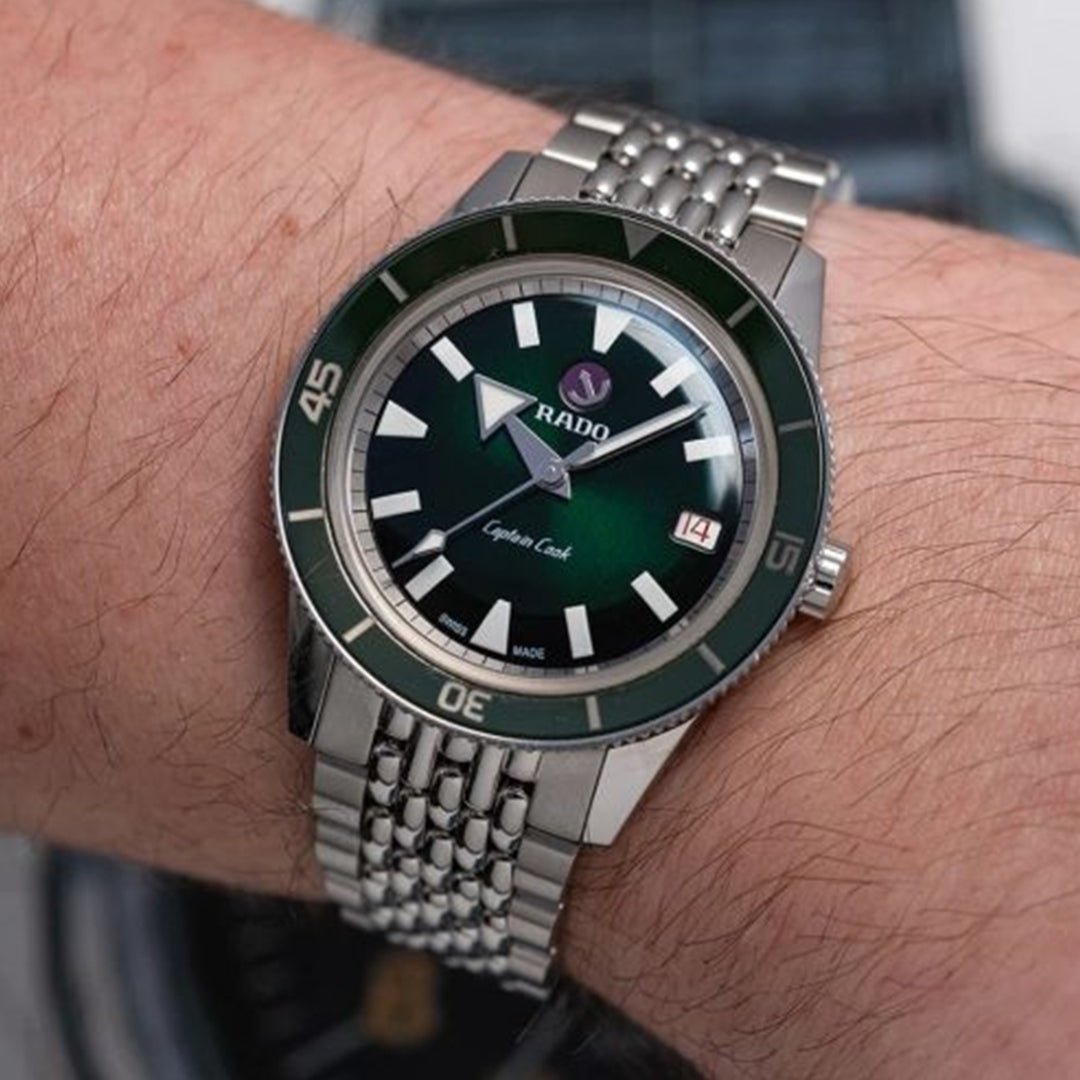 Rado Captain Cook Silver Green Metal - Image 5