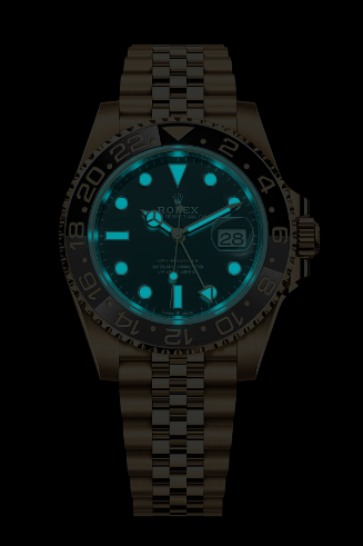 GMT-Master II yellow gold Jubilee bracelet and Black dial. - Image 5