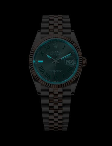 Rolex Datejust Dualtone Grey Dial Metal Watch - Image 6