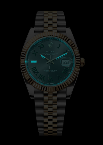 Rolex Datejust Dualtone Grey Dial Metal Watch - Image 6