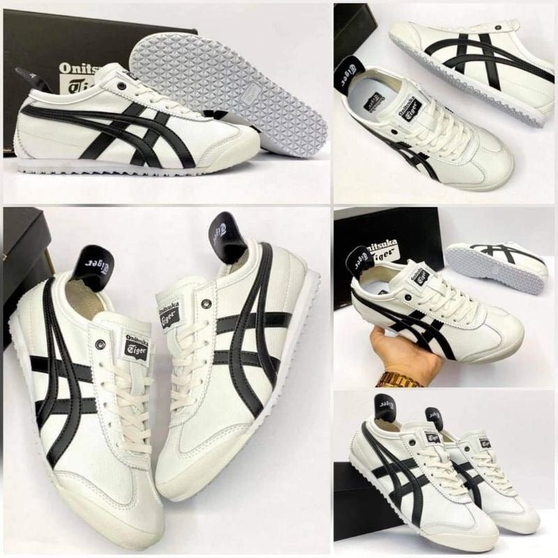 Branded Tiger Sneakers Mexico 66 White Black - Image 5