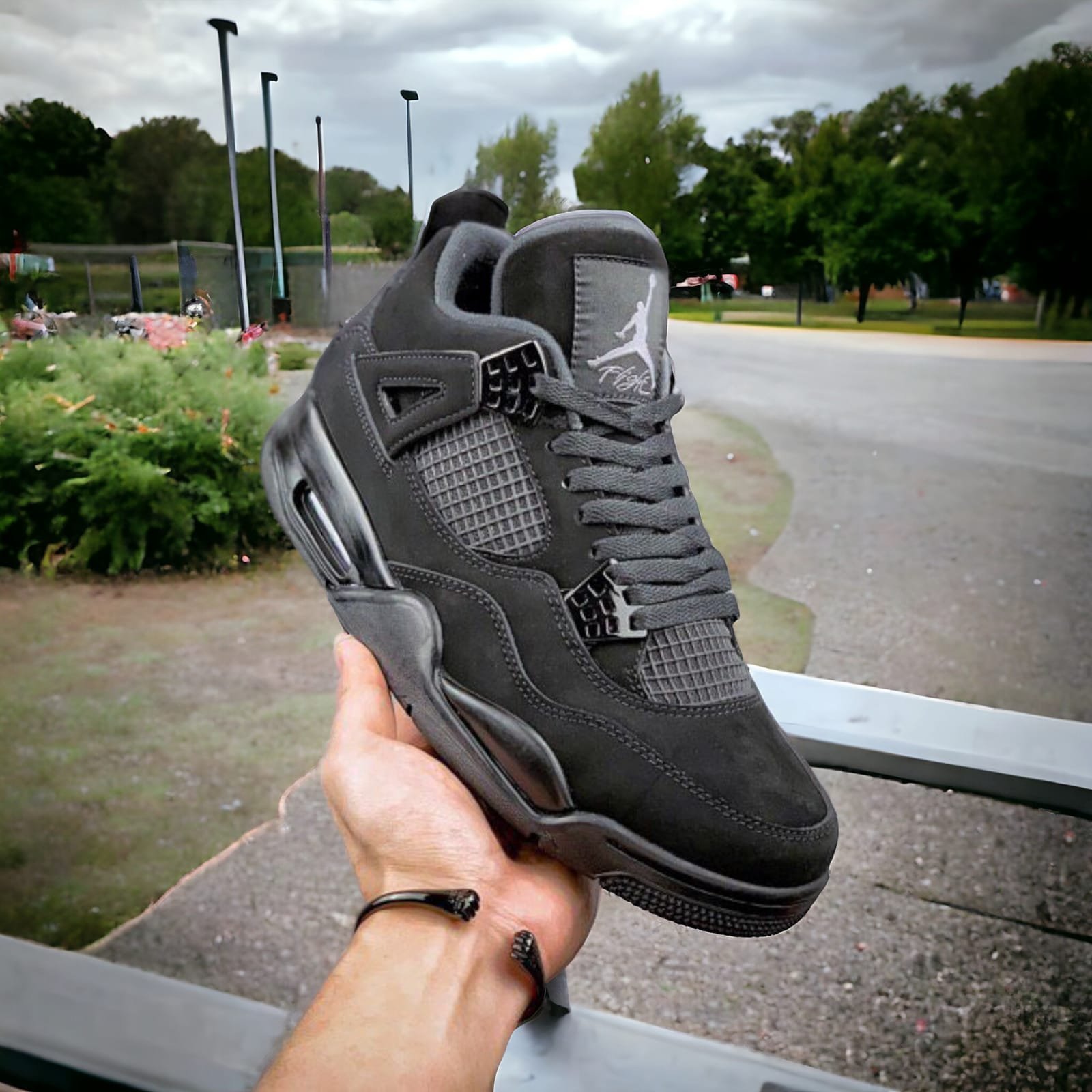 Branded Retro 4 Black Cat For Mens UA Quality (With Brand Box) - Image 4