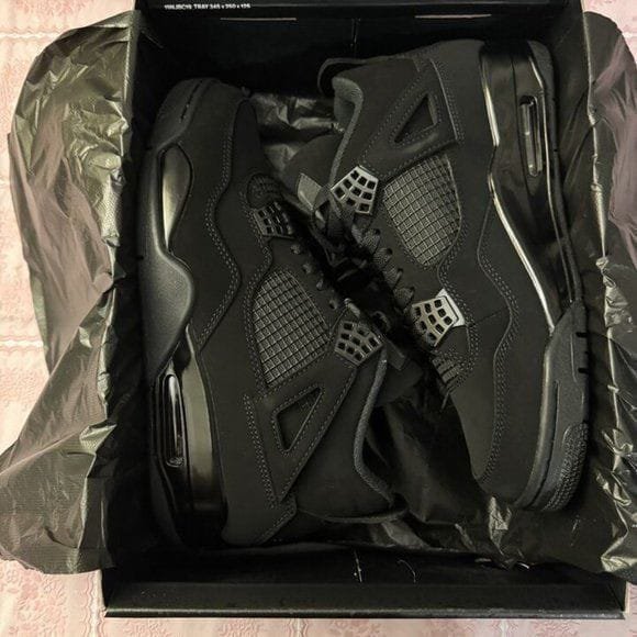 Branded Retro 4 Black Cat For Mens UA Quality (With Brand Box) - Image 2