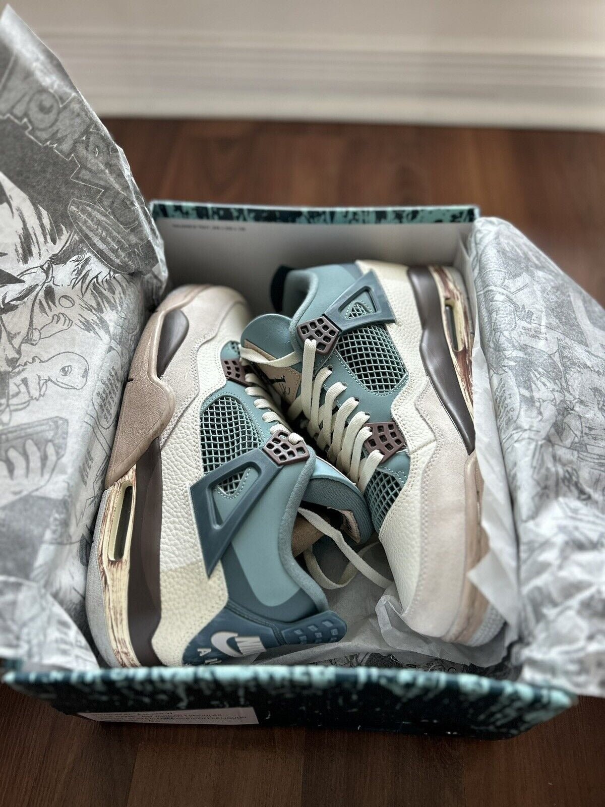 Branded Retro 4 SNORLAX For Mens UA Quality (With Brand Box) - Image 3