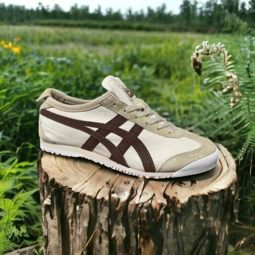 Branded Tiger Sneakers Mexico 66 Cream Coffee - Image 3