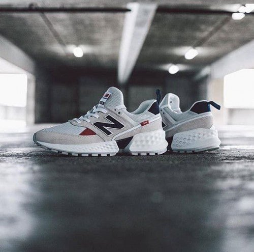 Branded NB MS574 Reflective White Blue - Image 3