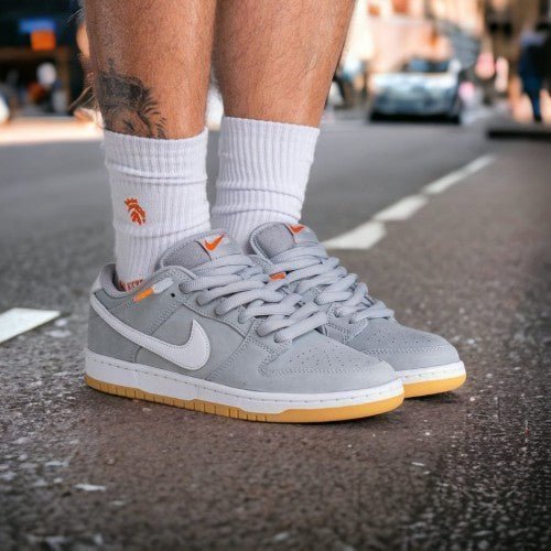 Branded SB Dunk Low Orange Label Grey Gum - Image 2