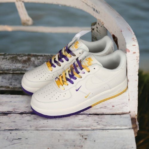 Branded Airforce 1 07 low white purple yellow - Image 2