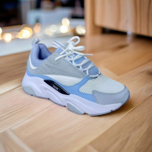 Branded B22 White Light BLue Sneakers For Mens