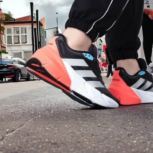 Branded Adistar Running Shoes Black White Red - Image 3