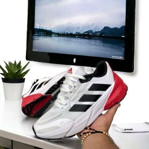 Branded Adistar Running Shoes White Red - Image 3