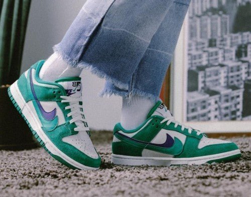 Branded Sb Dunk Low SE 85 Double Swoosh Neptrune Green - Image 3