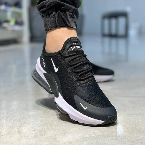 Branded Airmax 950 Black White Shoes For Men's - Image 3