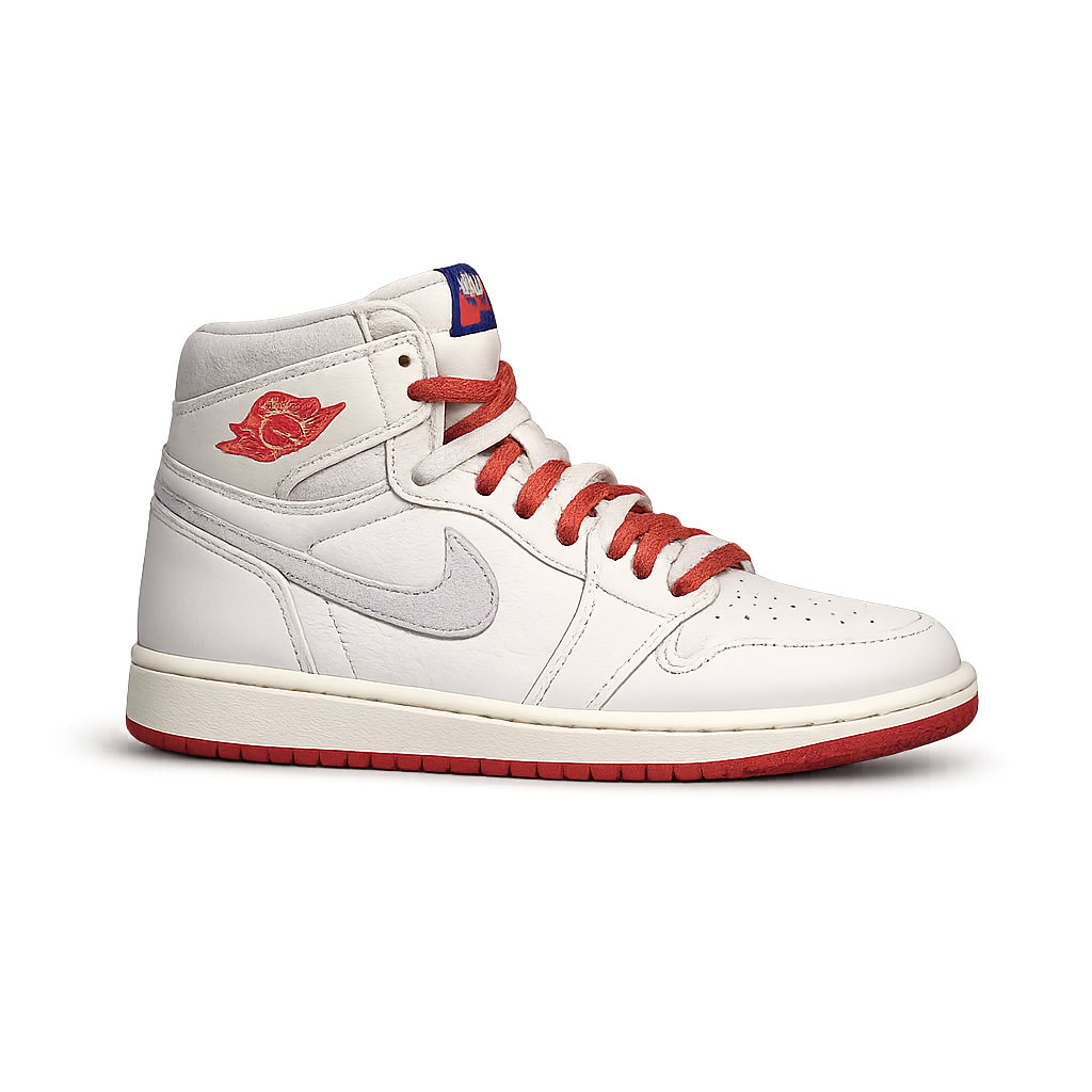 Nikee Air Jordan 1 Retro High Rare Air Sail Cinnabar 5038 TOP BATCH UA