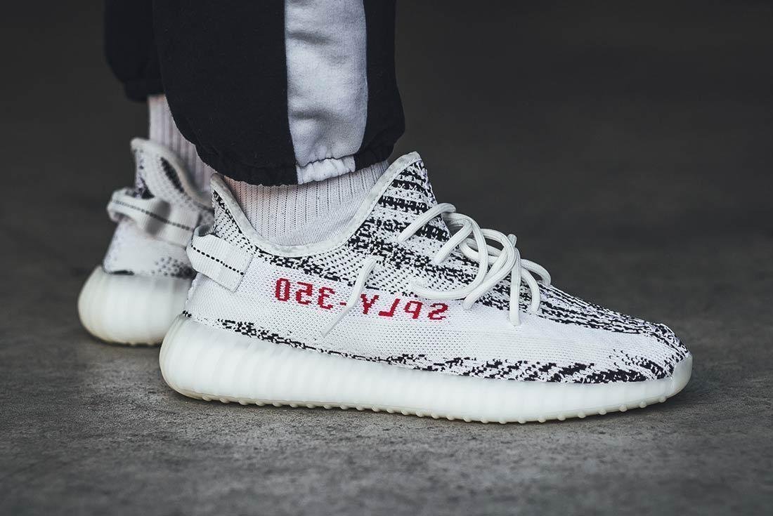 Branded Yezzy Boost 350 Sply Zebra - Image 2