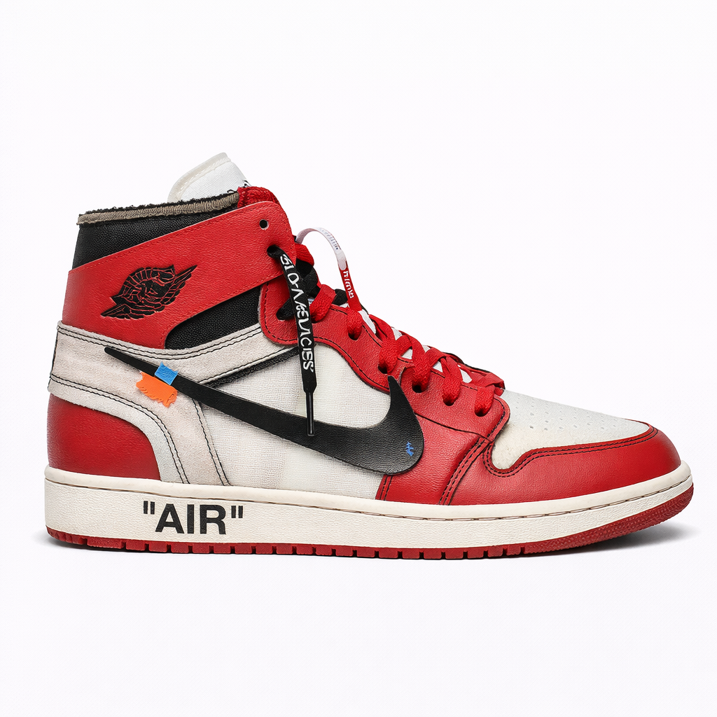 Nike Jordan retro 1 X off white UNC Red TOP BATCH UA