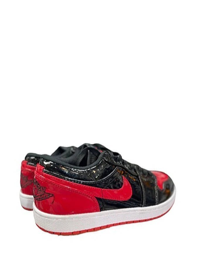 NIKE AIR JORDAN 1 LOW PATENT BRED - Image 2