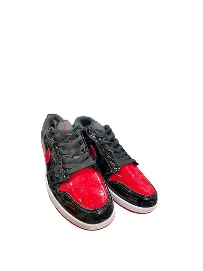NIKE AIR JORDAN 1 LOW PATENT BRED - Image 3
