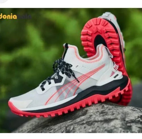 Branded Voyage Nitro Trail Running Shoes White Red Black - Image 2