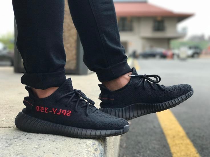 Branded Yezzy Boost 350 v2 Bred - Image 5