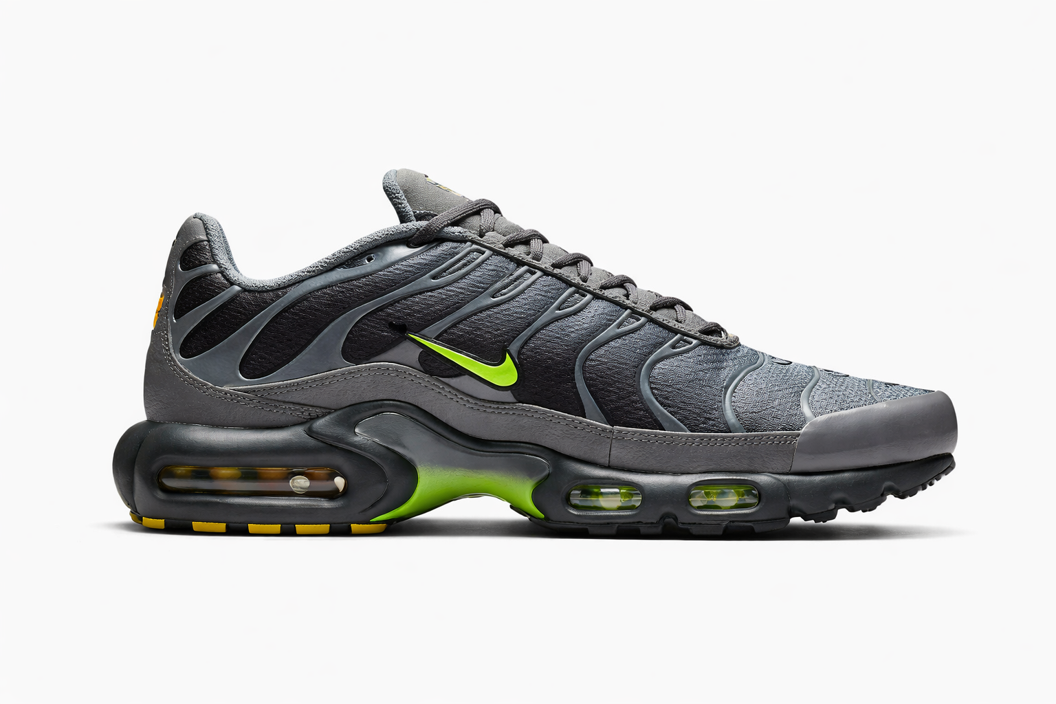 Nikee AirMax Plus Smoke Grey Volt TOP BATCH UA