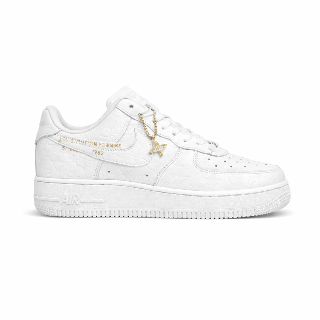 Louis Vuitton x Nike Air Force 1 Low By Virgil Abloh White TOP BATCH UA