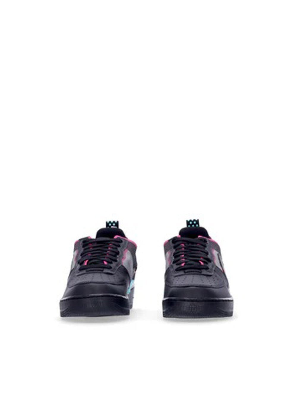 Nike Airforce 1 Split Double Swoosh Black - Image 3