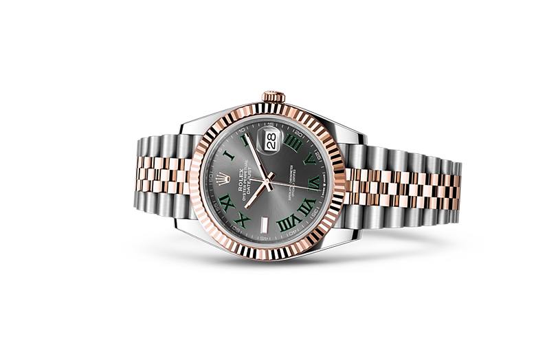 Rolex Datejust Dualtone Grey Dial Metal Watch - Image 4