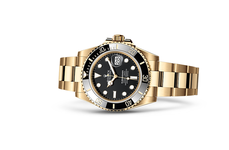 Rolex Submarine yellow gold and a black dial date - Image 3