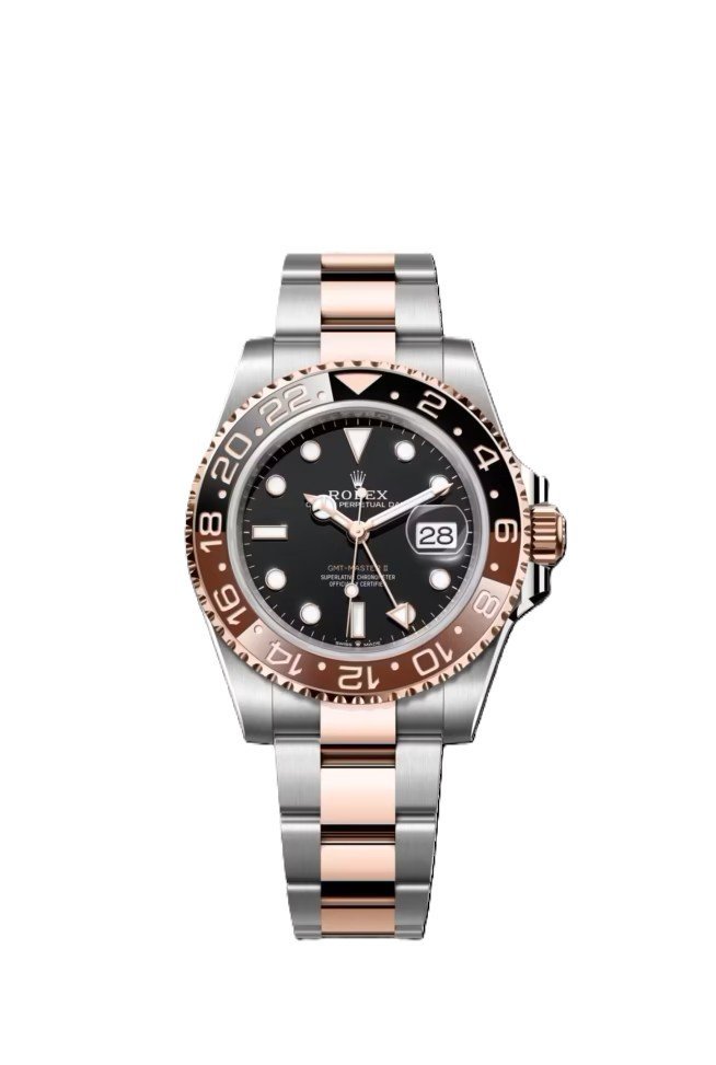 GMT-Master II Everose gold and Black dial.