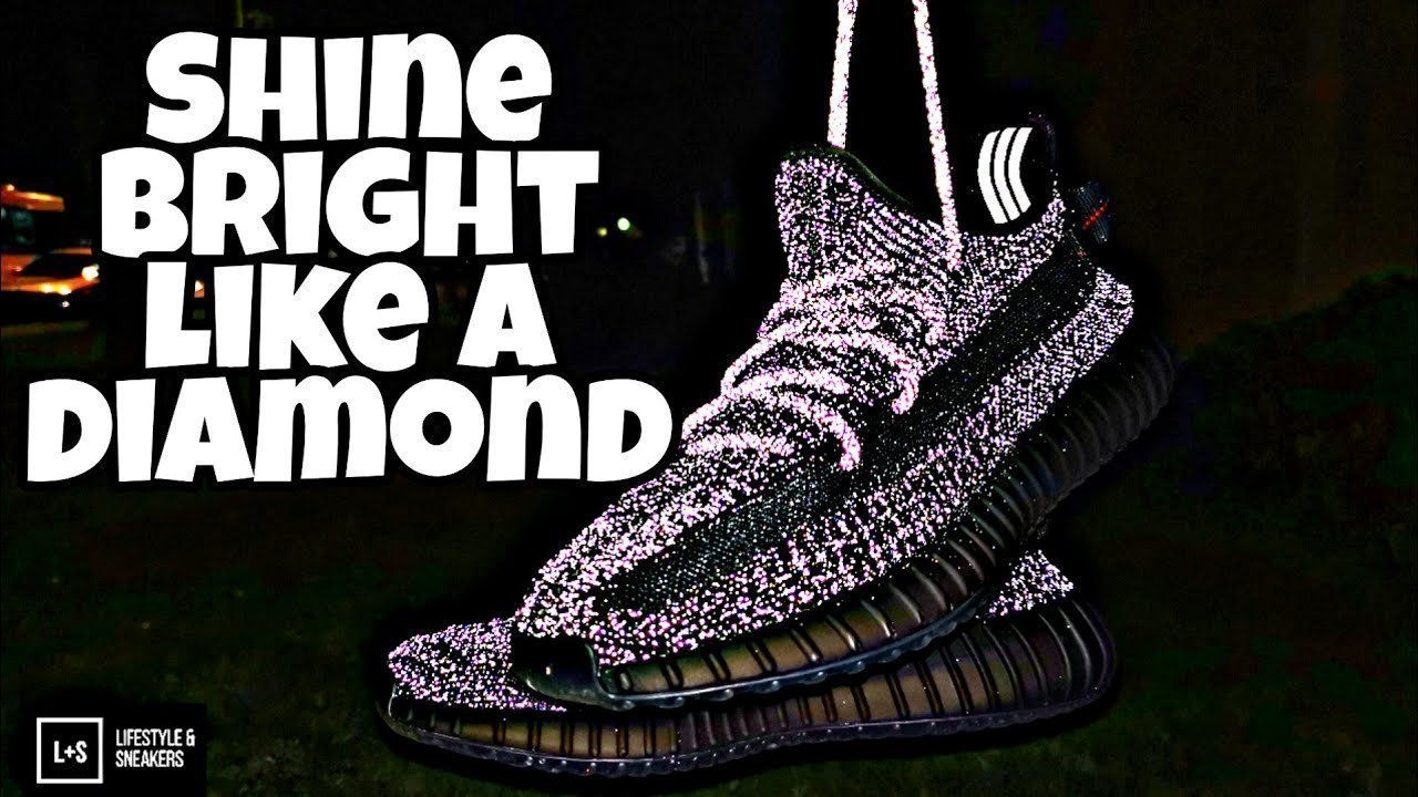 Branded Yezzy Sply 350 Full Black Reflective - Image 3