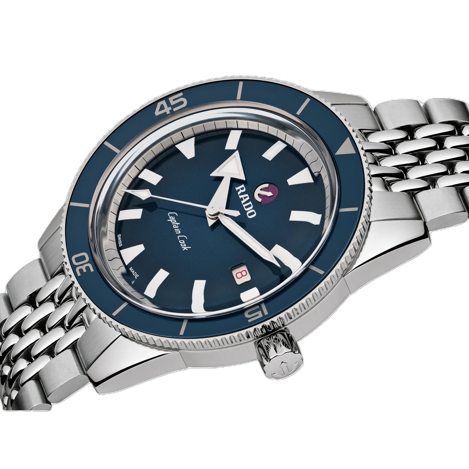 Rado Captain Cook Silver Blue Metal - Image 3