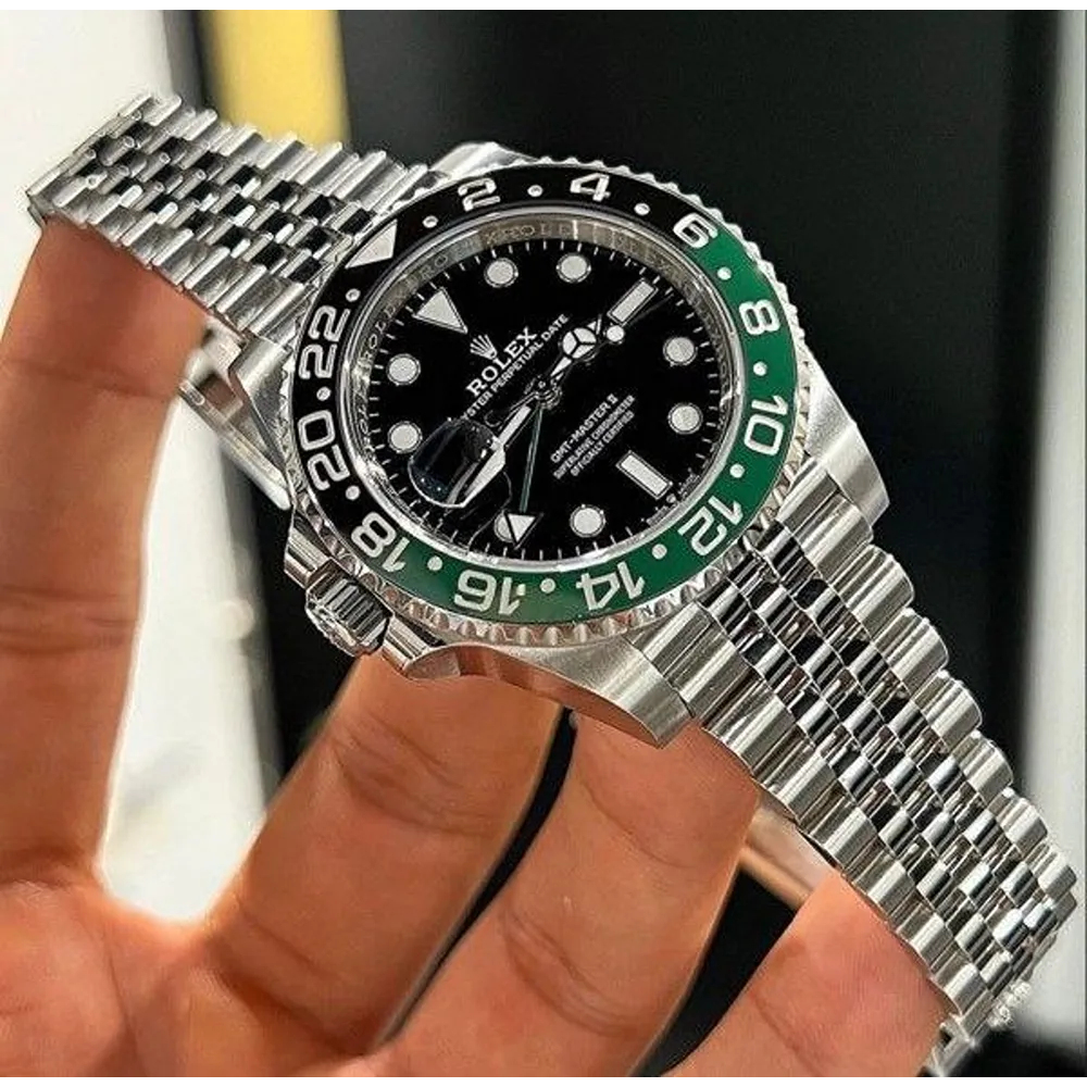 ROLEX GMT MASTER 2 LEFT HAND AUTOMATIC WATCH - Image 3