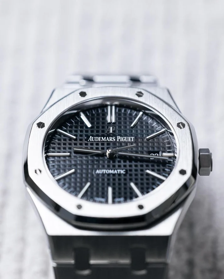 Audemars Piguet AP Royal Oak Silver Black Metal - Image 3