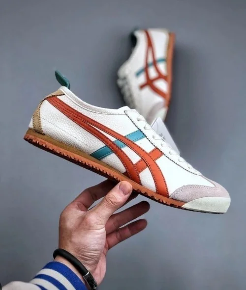 ONITSUKA TIGER MEXICO 66 WHITE ORANGE - Image 2