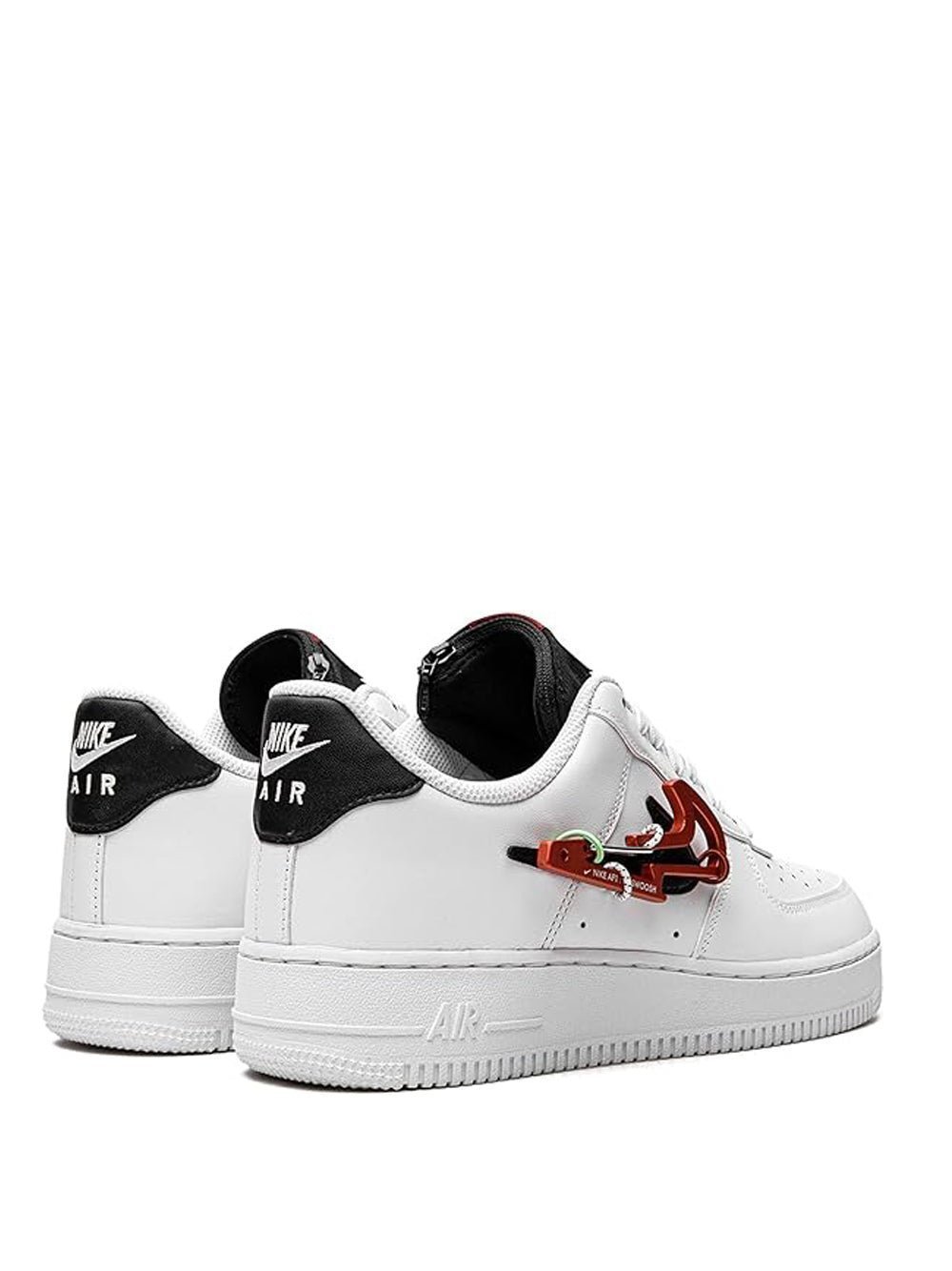 NIKE AIR FORCE 1 CARABINER RED SWOOSH - Image 4