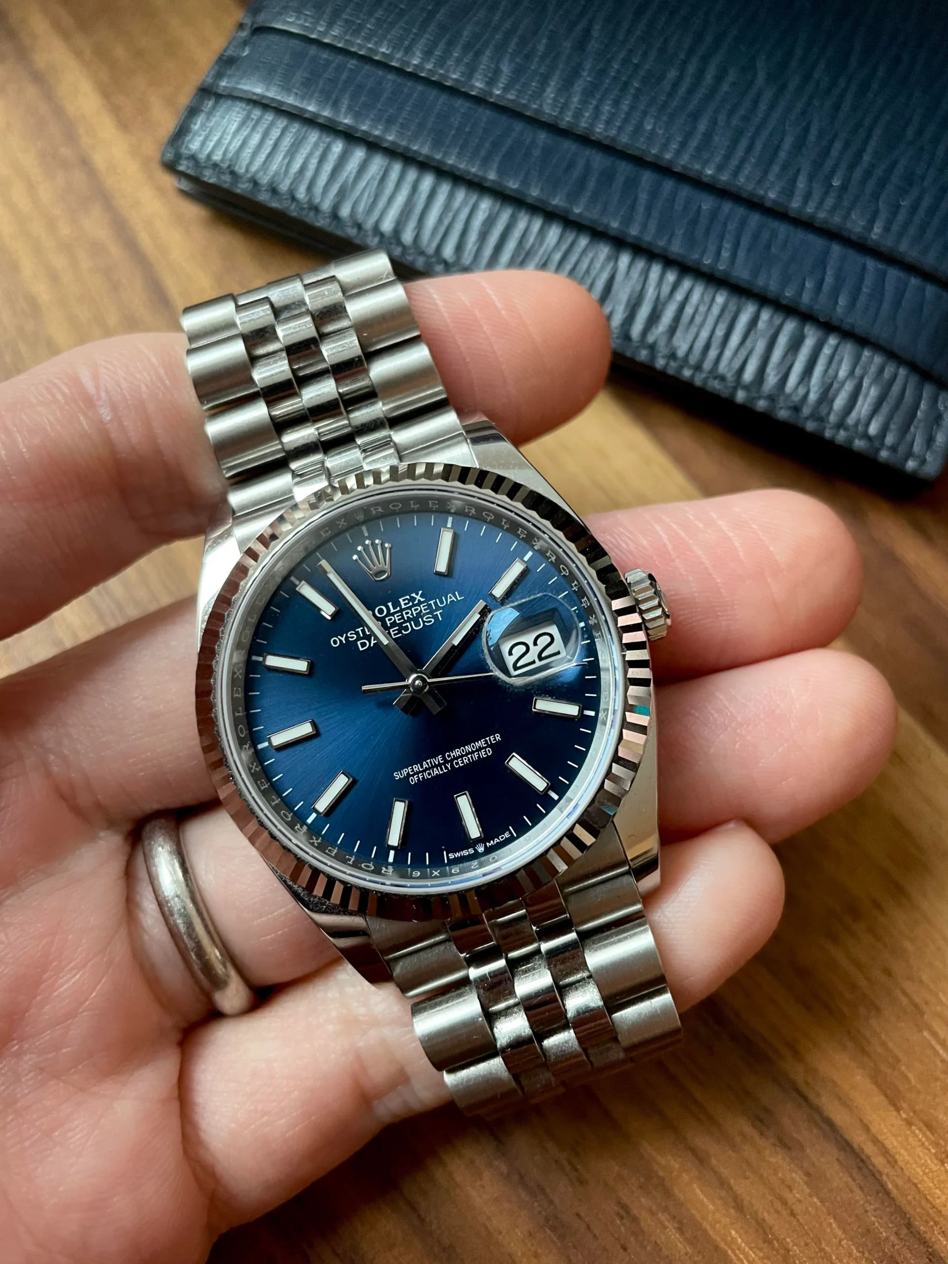 Rolex Date just 36 Bright blue dial - Image 4